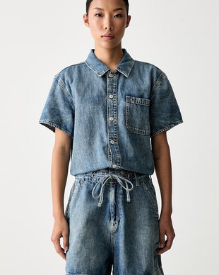 Tommy Jeans salopetă pentru femei din denim