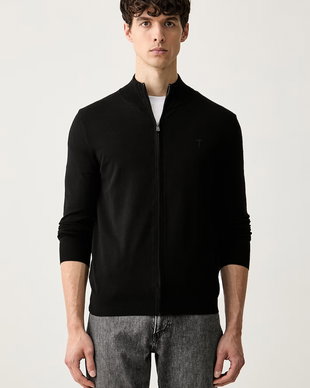 Trussardi cardigan pentru bărbați cu vâscoză