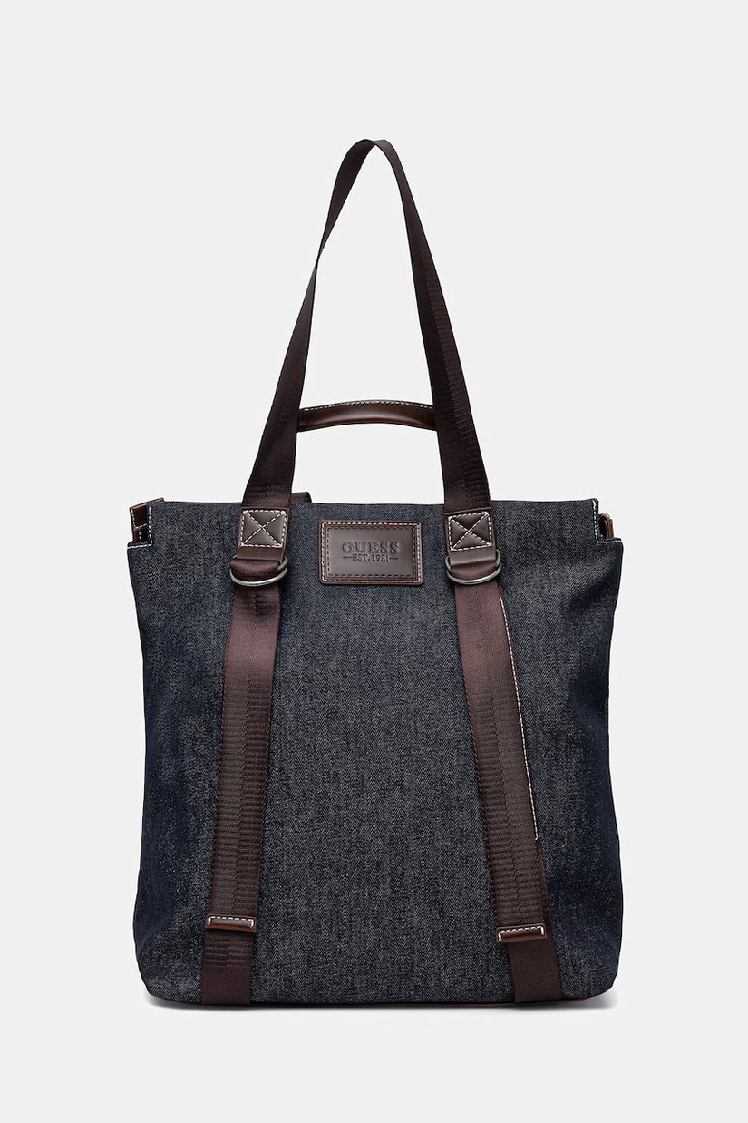 Guess geantă pentru bărbați din denim OSLO