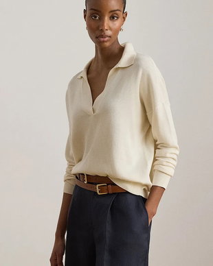Lauren Ralph Lauren pulover pentru femei, cu bumbac