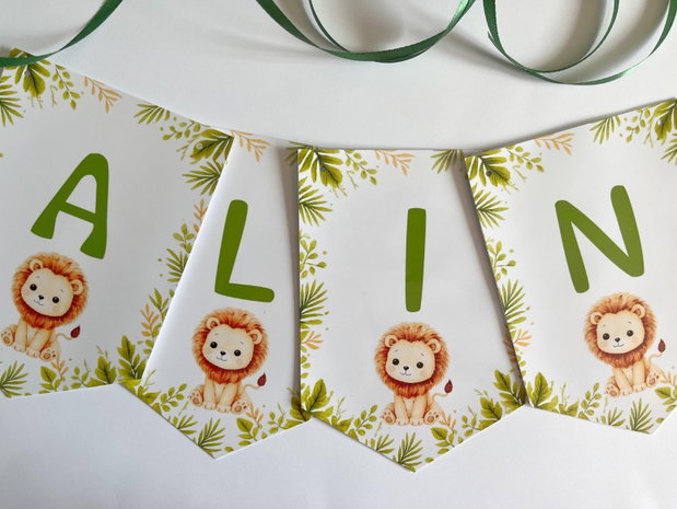 Ghirlandă Safari personalizată