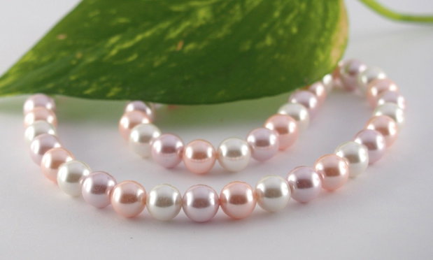 Perle seashell 8mm, cod ID20 (1sir)