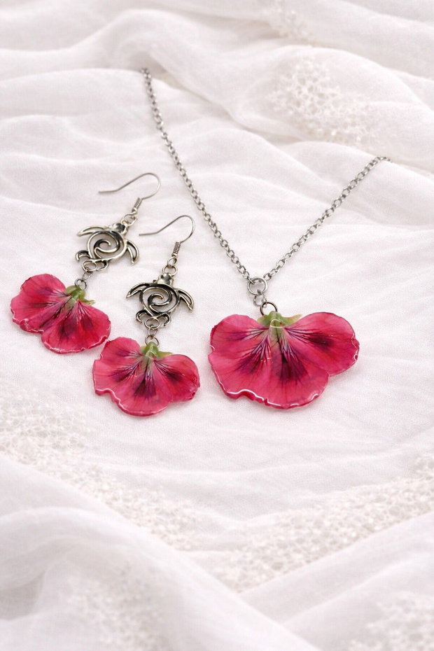 Set bijuterii flori Muscate 02205