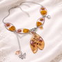 Set bijuterii fluturi-flori 02206