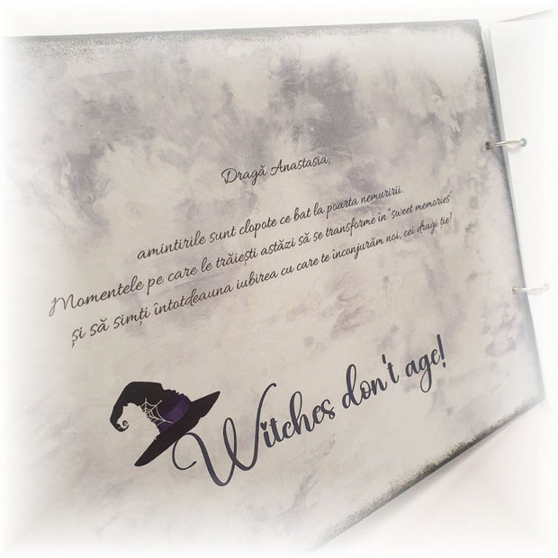Guestbook personalizat pentru majorat / petrecere 18 ani,  model 1