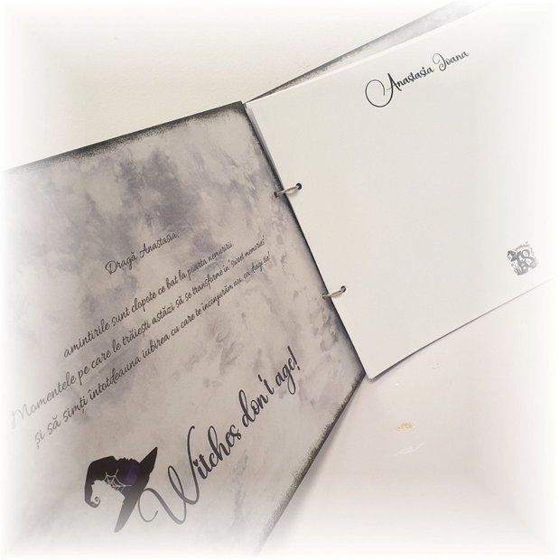 Guestbook personalizat pentru majorat / petrecere 18 ani,  model 1