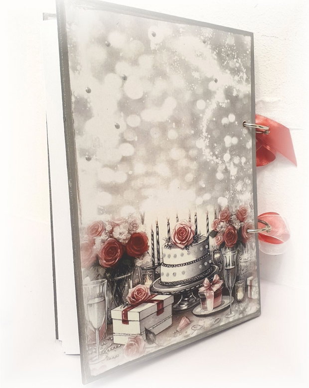 Guestbook personalizat pentru majorat / petrecere 18 ani,  model 1