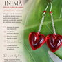 Cercei handmade  - Inimi care vorbesc despre iubire
