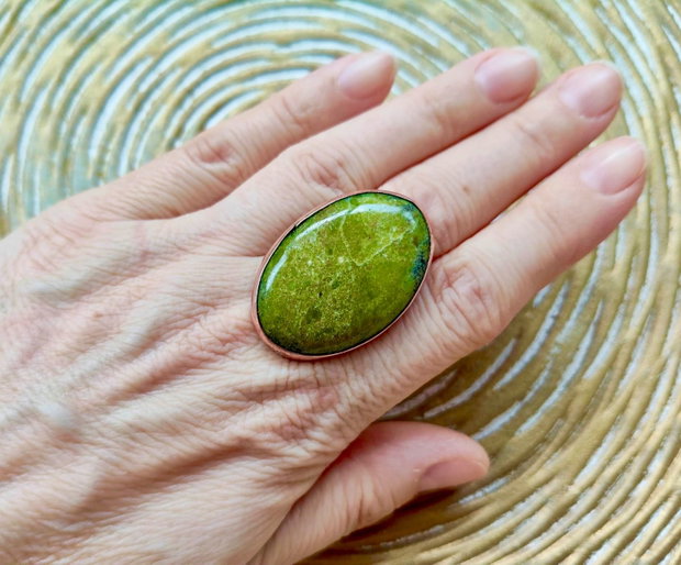 Set vintage Opal verde & cupru