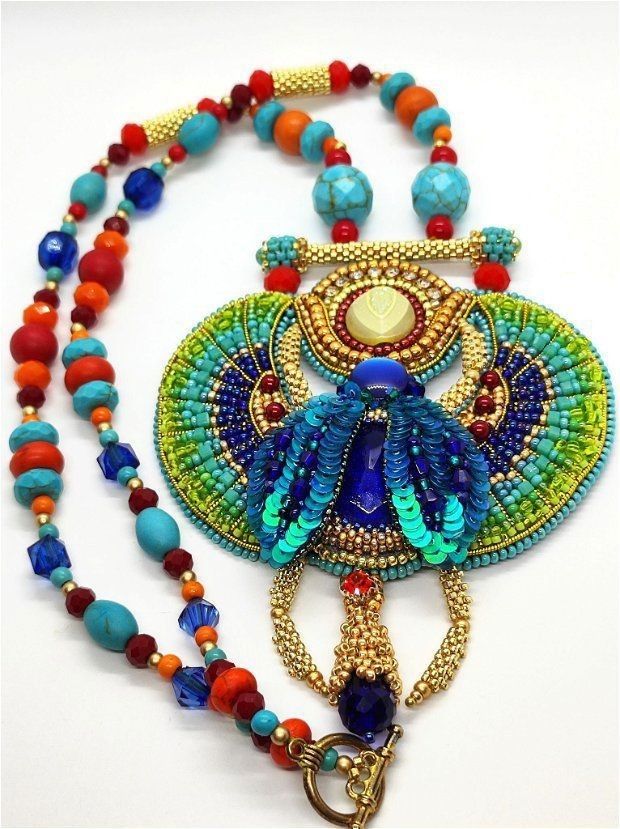 Colier egiptean Khepri