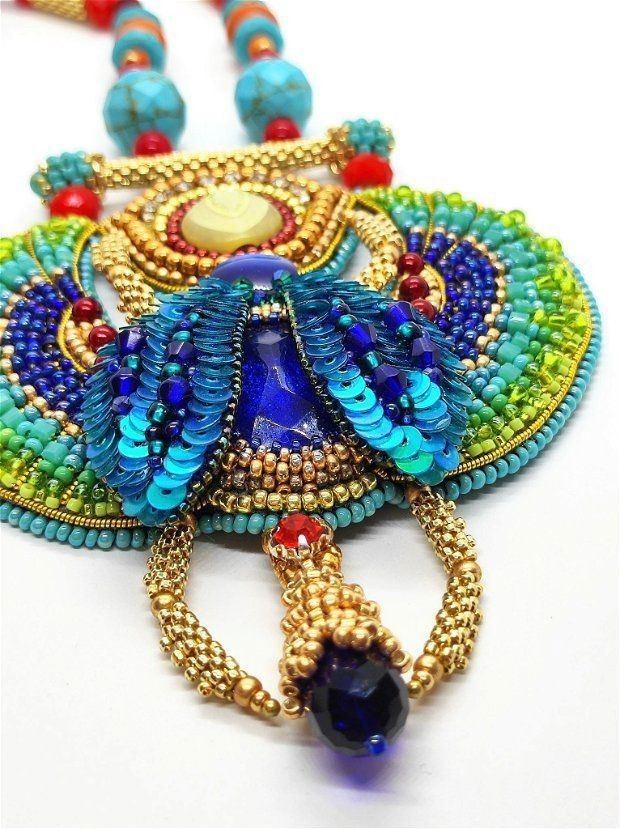 Colier egiptean Khepri