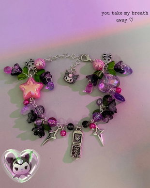 Brățară Handmade Inspirată de Kuromi
