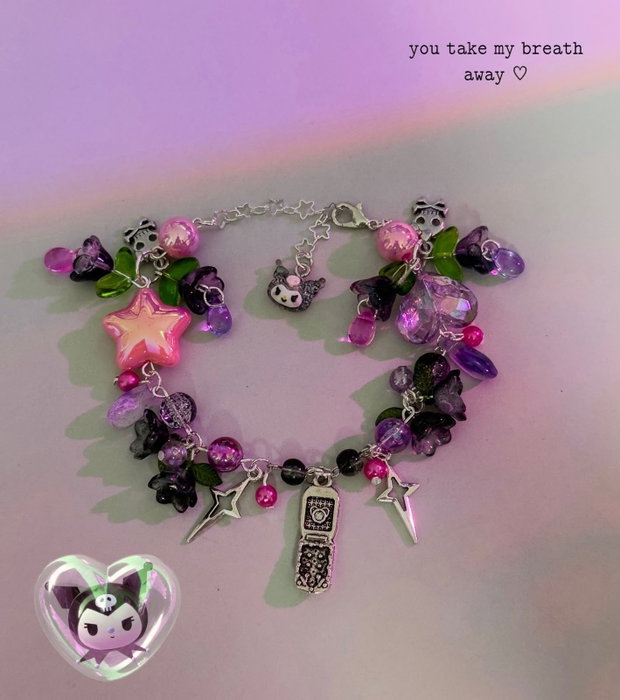 Brățară Handmade Inspirată de Kuromi
