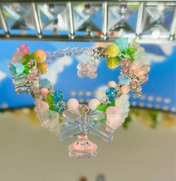 Brățară Handmade Inspirată de Cinnamoroll Cottagecore