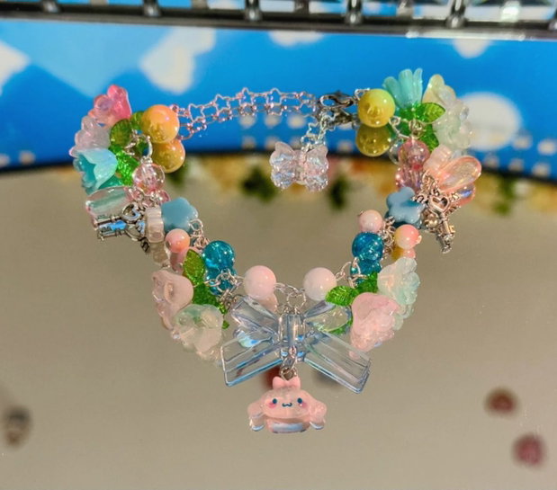 Brățară Handmade Inspirată de Cinnamoroll Cottagecore