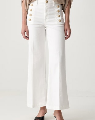 ViCOLO blugi wide leg pentru femei