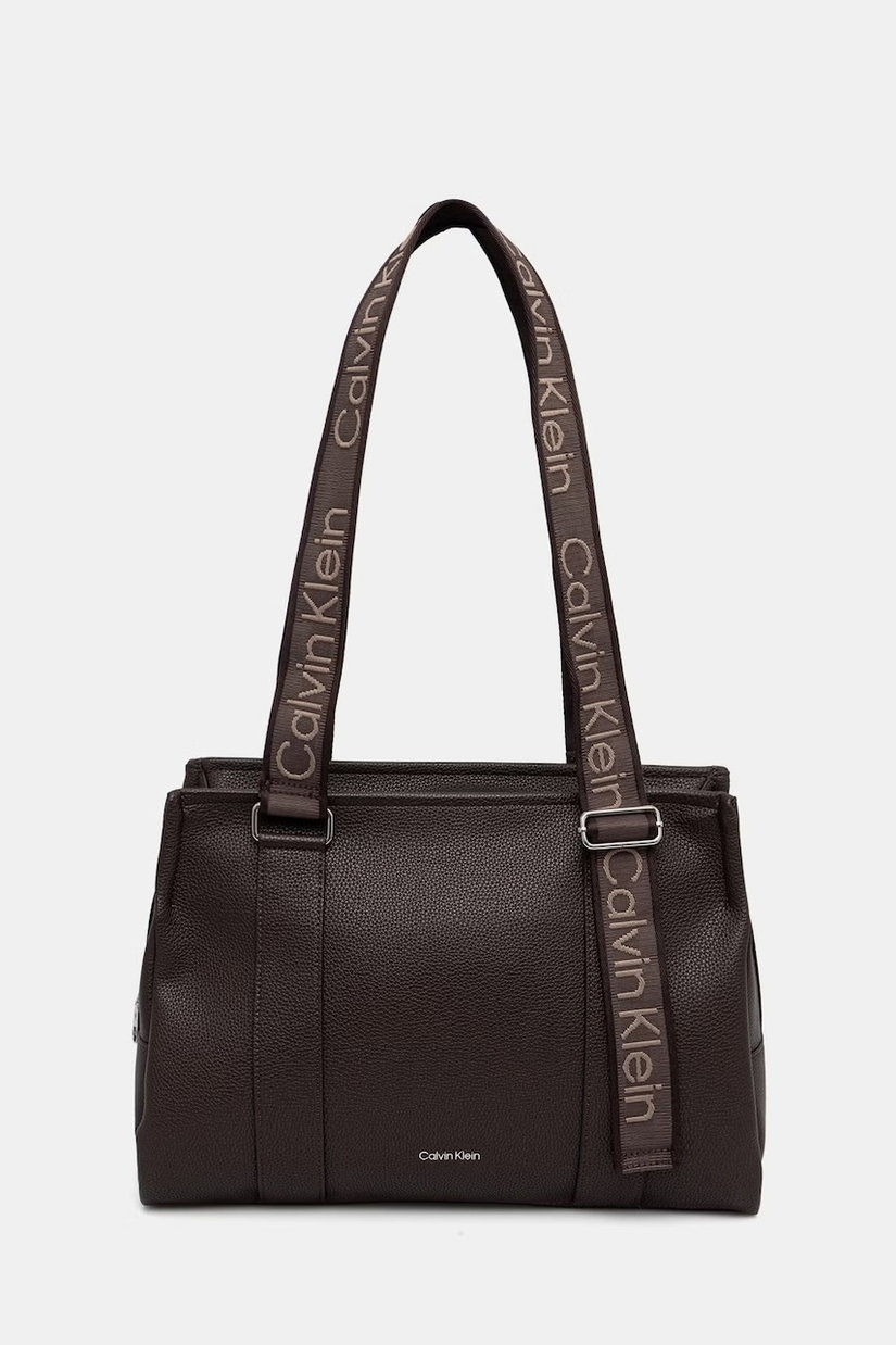 Calvin Klein tote bag pentru femei cu imitație de piele