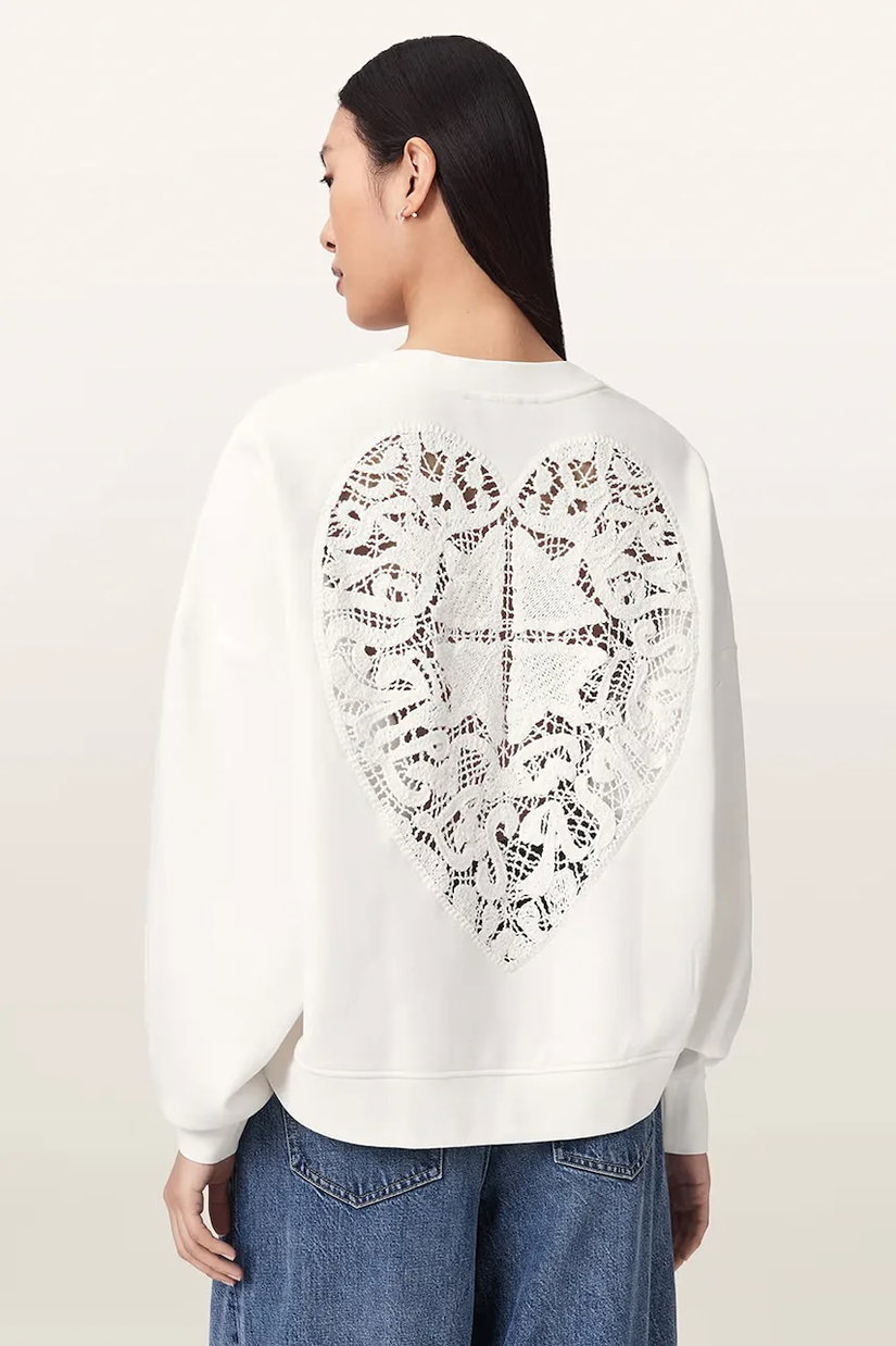 AllSaints hanorac pentru femei cu bumbac ESME