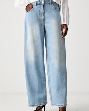 Haveone blugi relaxed fit pentru femei
