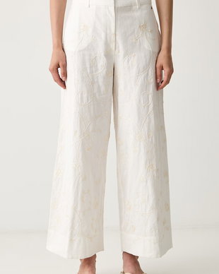 Pedro del Hierro pantaloni pentru femei din bumbac