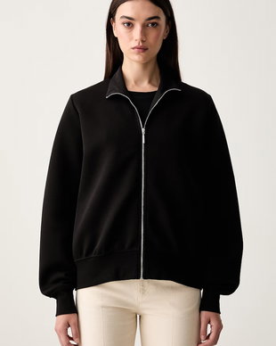 MM by Max Mara hanorac cu fermoar pentru femei cu bumbac MMLVOLUME