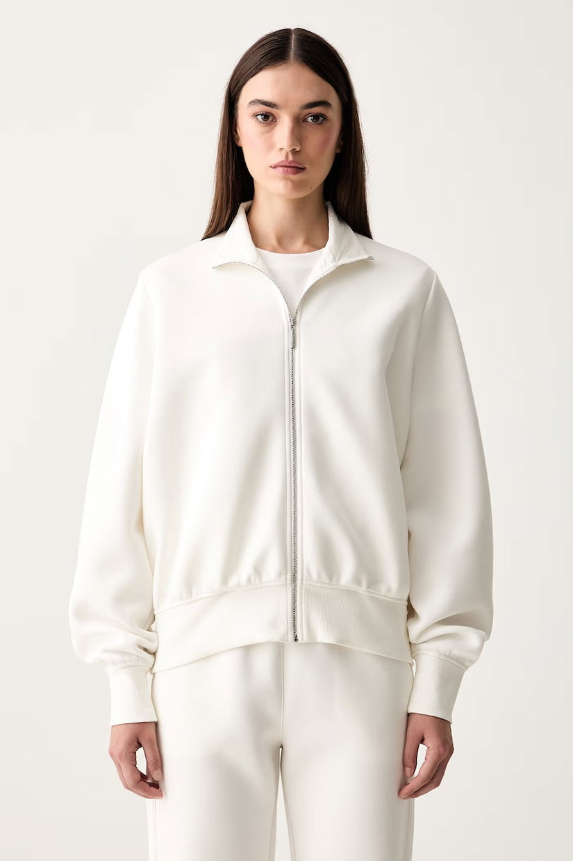 MM by Max Mara hanorac cu fermoar pentru femei cu bumbac MMLVOLUME