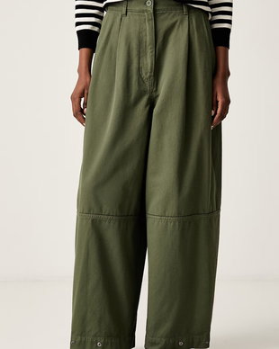 Weekend Max Mara pantaloni pentru femei din bumbac WKDBACCA