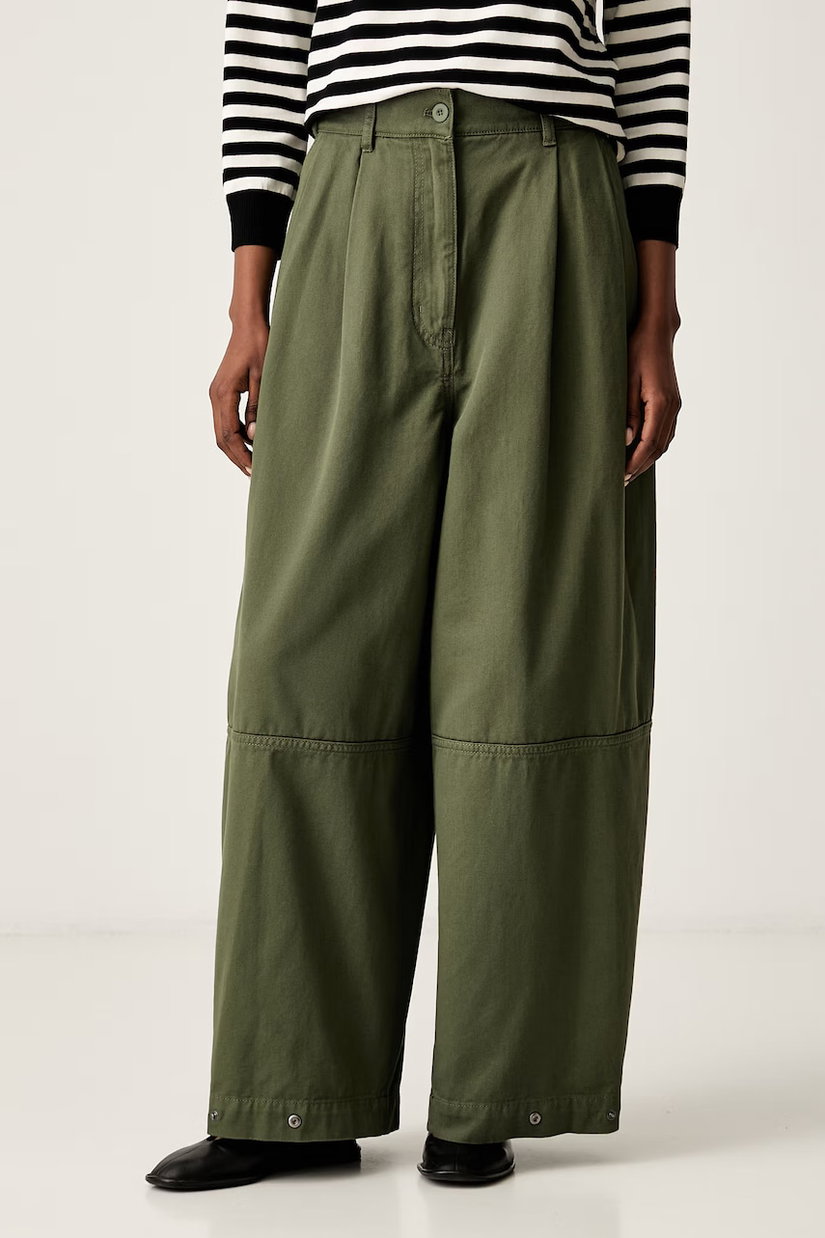 Weekend Max Mara pantaloni pentru femei din bumbac WKDBACCA