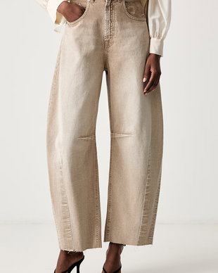Haveone blugi relaxed fit pentru femei