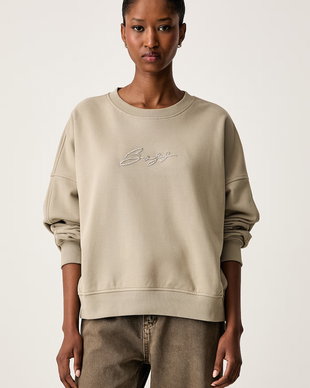 BOSS Orange hanorac oversized din bumbac C_Ever_5