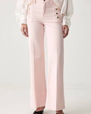 ViCOLO blugi wide leg pentru femei