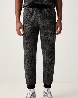 EA7 Emporio Armani pantaloni de trening pentru bărbați cu bumbac