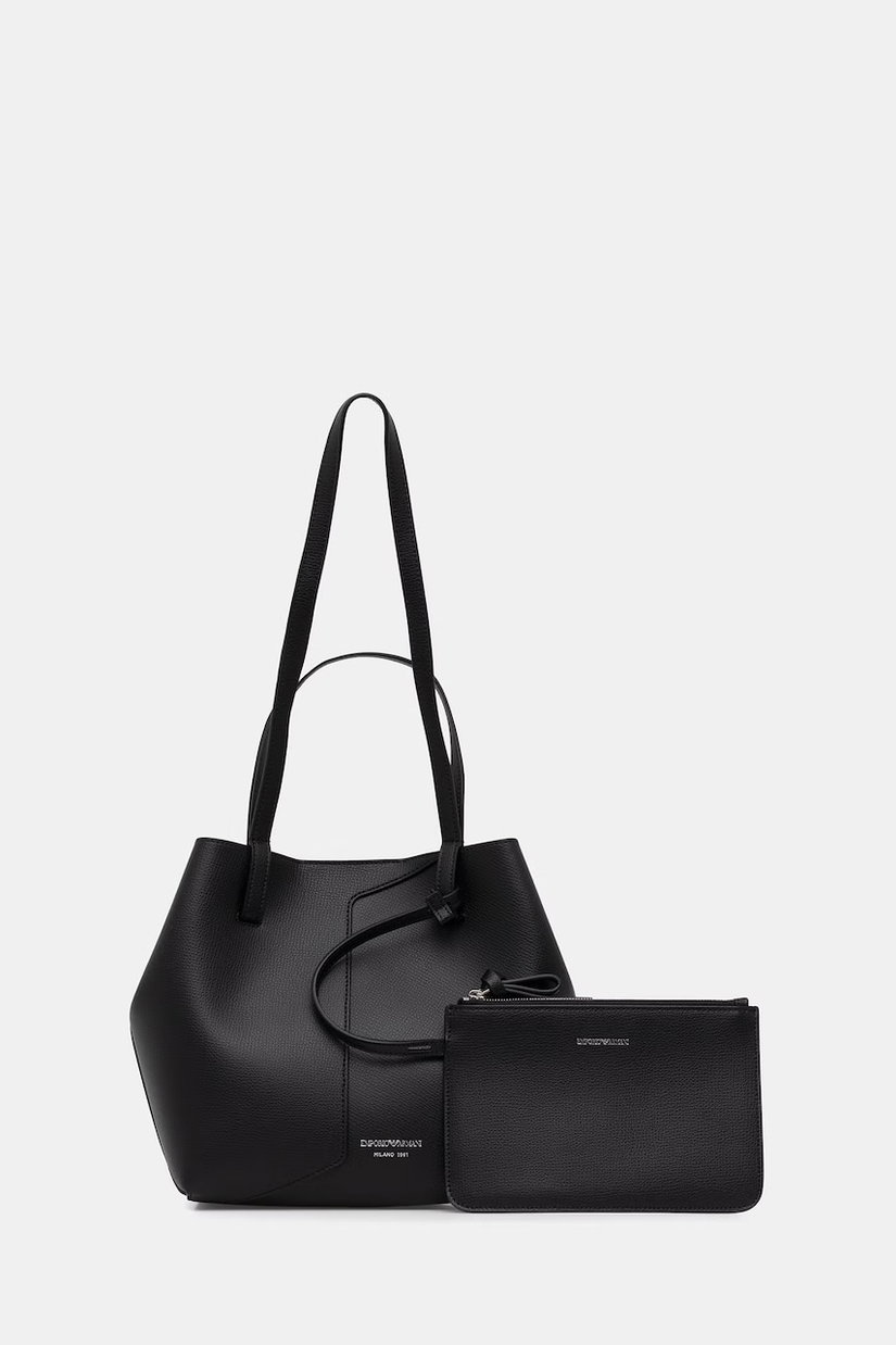 Emporio Armani geantă shopper pentru femei din piele