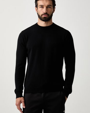EA7 Emporio Armani pulover pentru bărbați cu lână