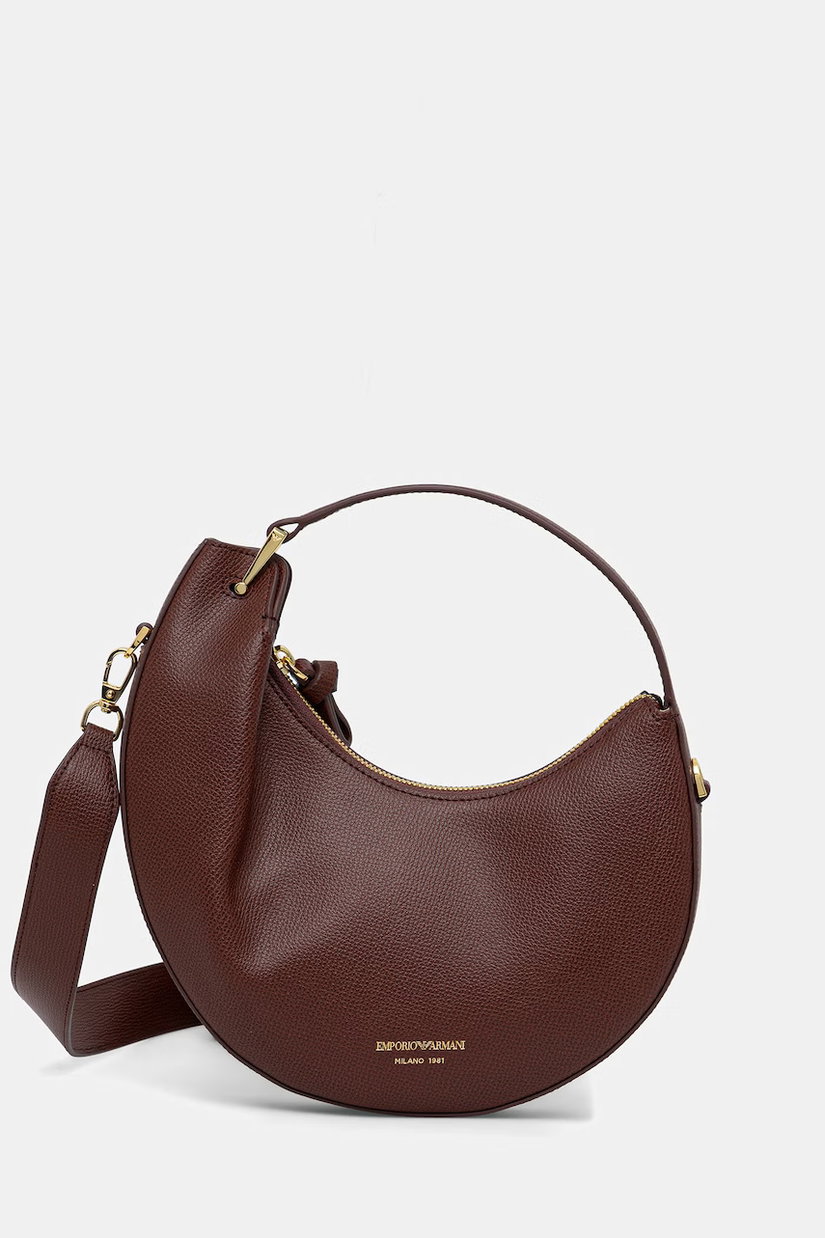Emporio Armani geantă hobo de damă din piele