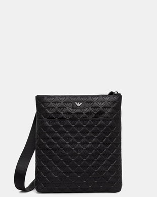 Emporio Armani geantă mică pentru bărbați din piele