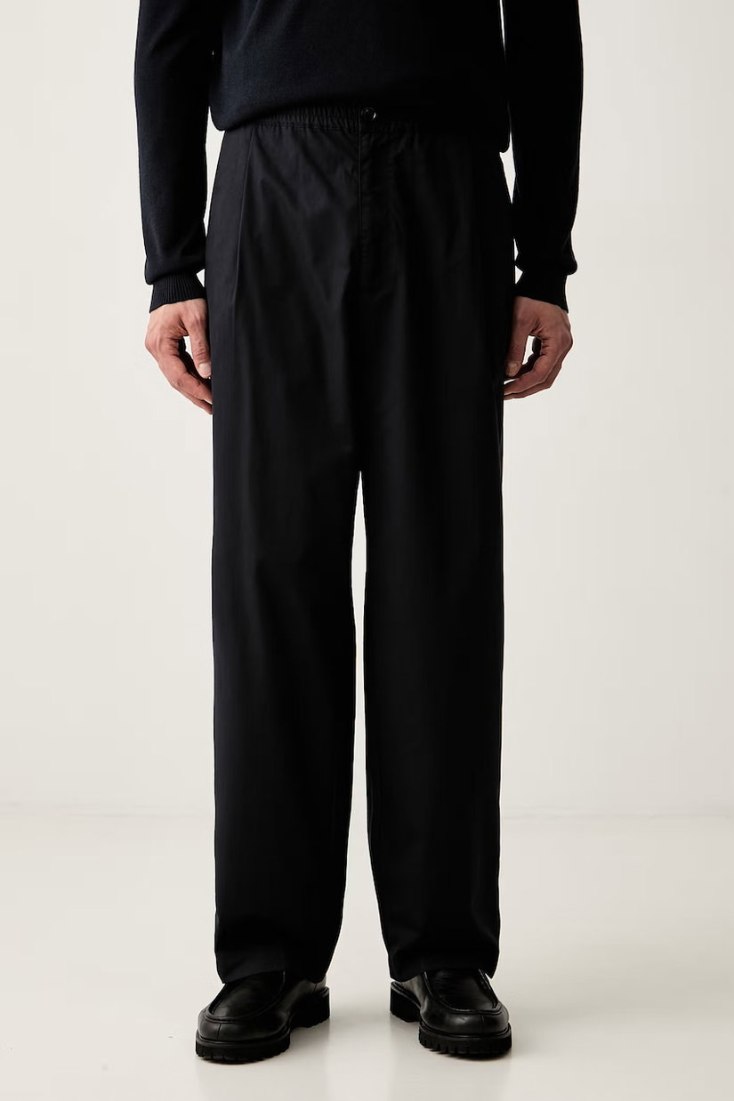 Emporio Armani pantaloni pentru bărbați din bumbac