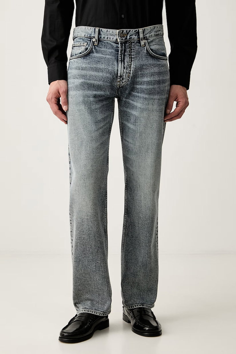 Emporio Armani blugi straight pentru bărbați