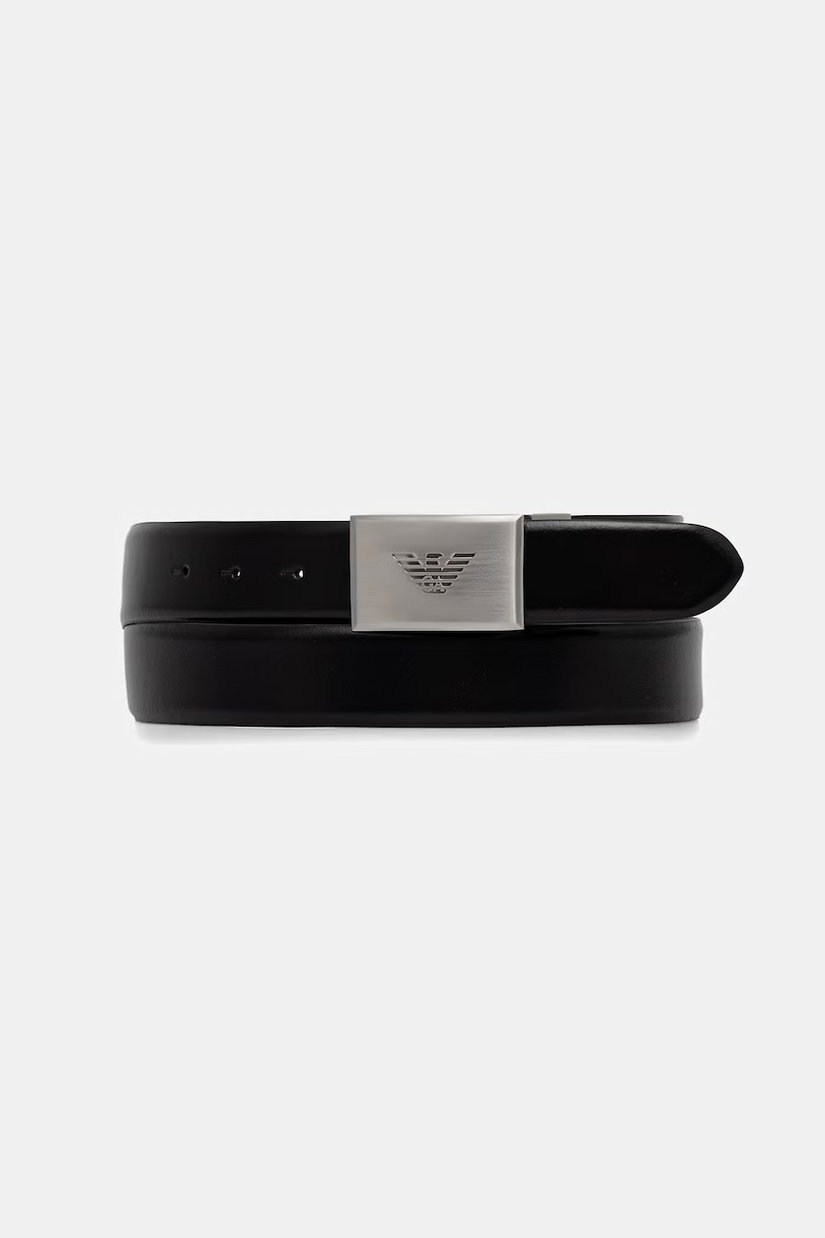 Emporio Armani curea reversibilă pentru bărbați din piele