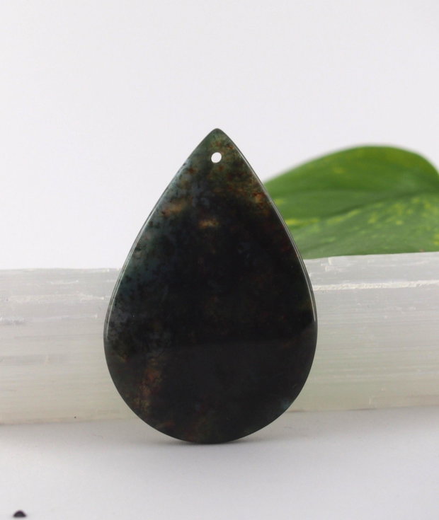 Pandantiv moss agate 50x33mm