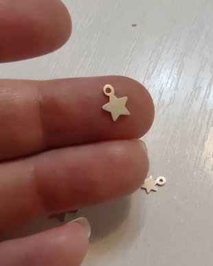 Mini steluta din argint, 6mm