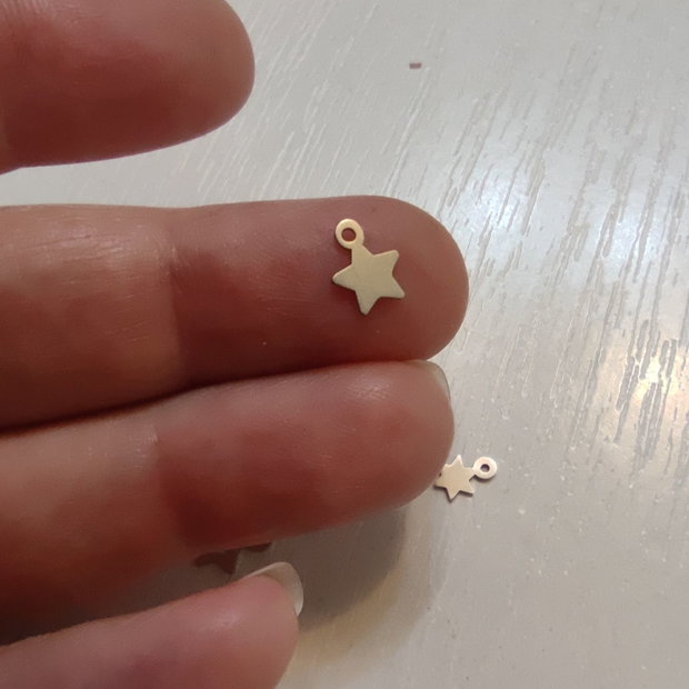 Mini steluta din argint, 6mm