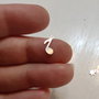 Mini charm nota muzicala din argint
