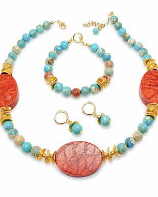 Set jasp, coral