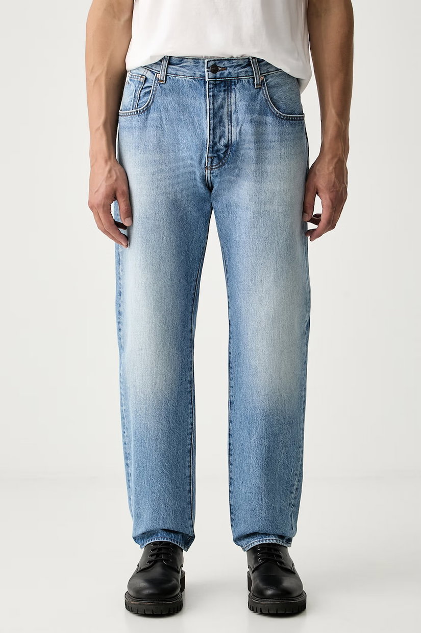 Armani Exchange blugi loose pentru bărbați