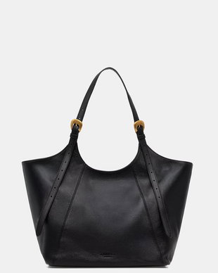 Twinset tote bag pentru femei din piele