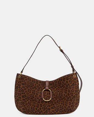 Twinset hobo bag pentru femei din piele întoarsă