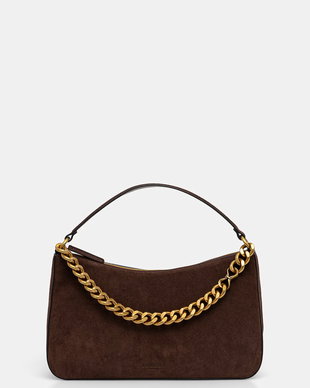 Twinset hobo bag pentru femei din piele întoarsă
