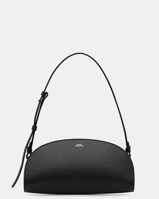 A.P.C. geantă pentru femei din piele SAC DEMI.LUNE SHOULDER