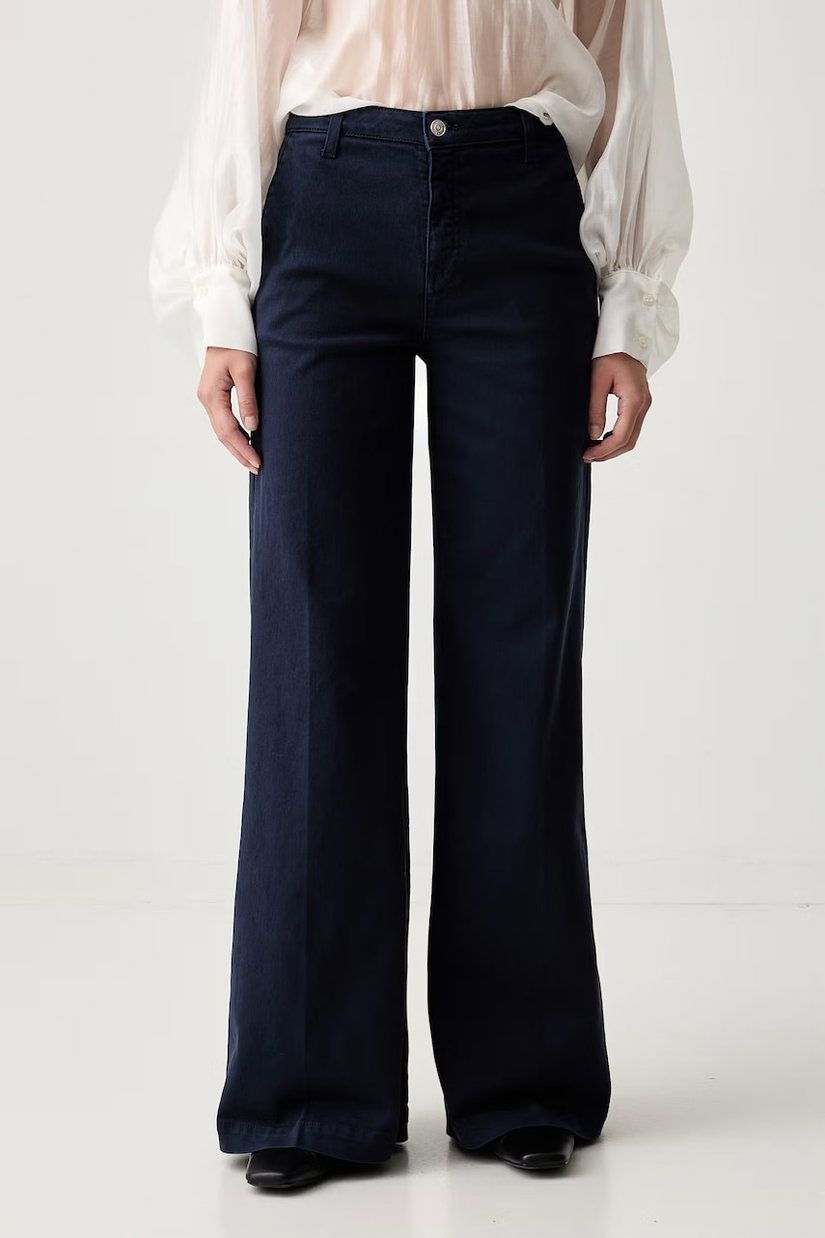 ViCOLO blugi wide leg pentru femei